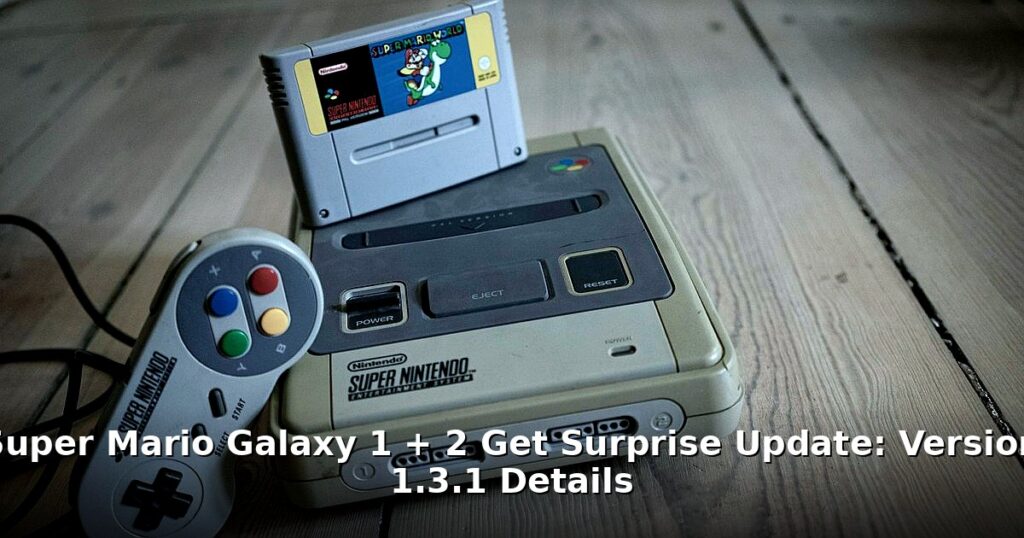 Super Mario Galaxy update - tech article image 1