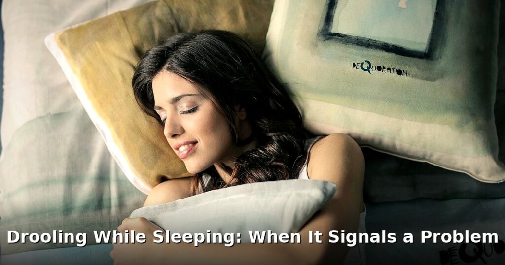 drooling while sleeping - health article image 1