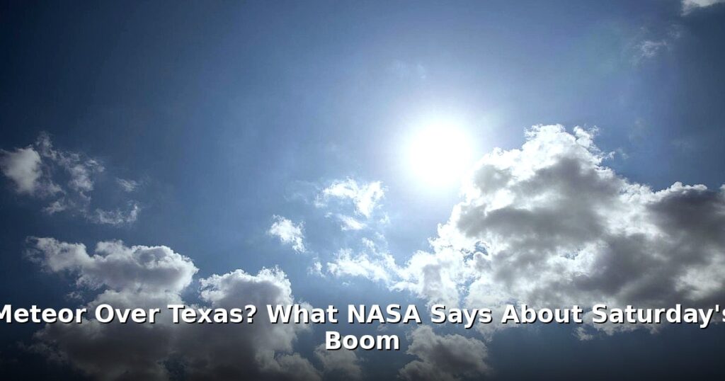 meteor over Texas - home improvement article image 1