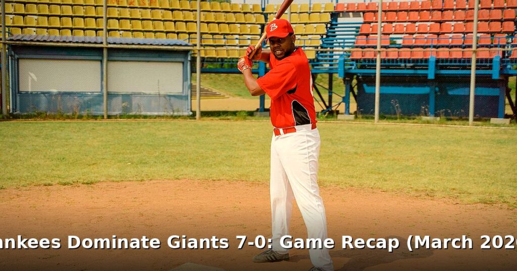 Yankees Giants game recap - sport article image 1