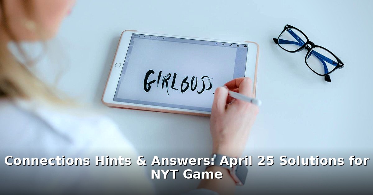 NYT Connections hints - lifestyle article image 1