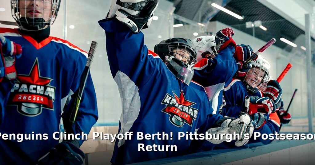 Penguins Clinch Playoff Berth - sport article image 1