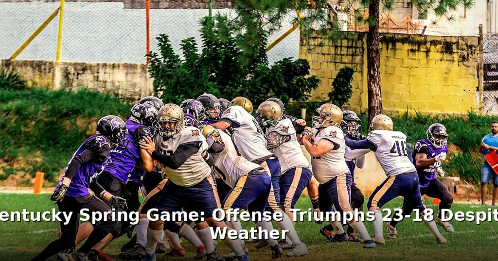 Kentucky spring game - sport article image 1