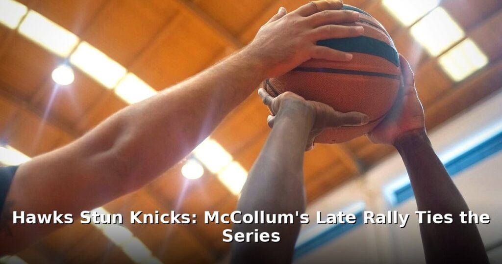 Hawks stun Knicks - sport article image 1