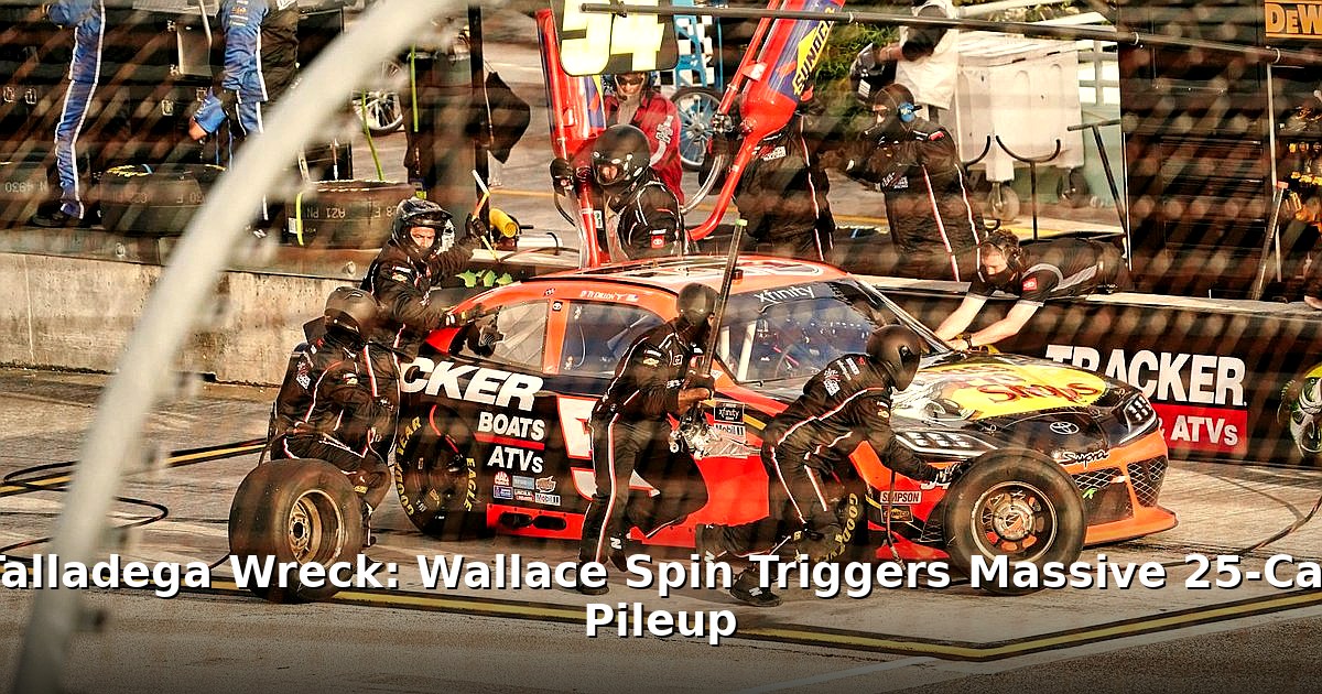 Talladega wreck - sport article image 1