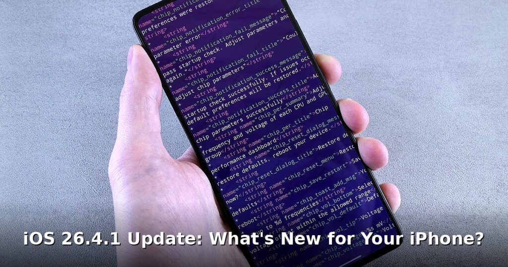 iOS 26.4.1 - tech article image 1