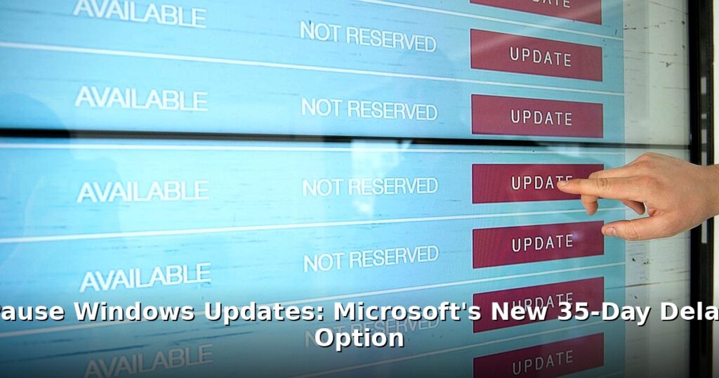 pause Windows Updates - tech article image 1