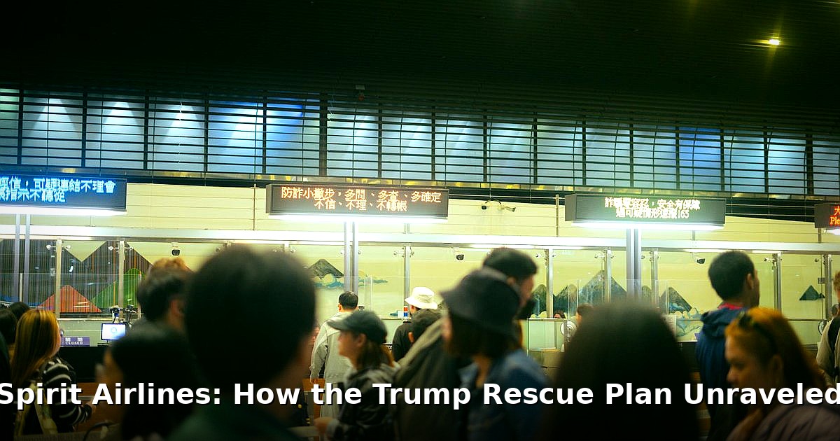 Spirit Airlines rescue plan - finance article image 1