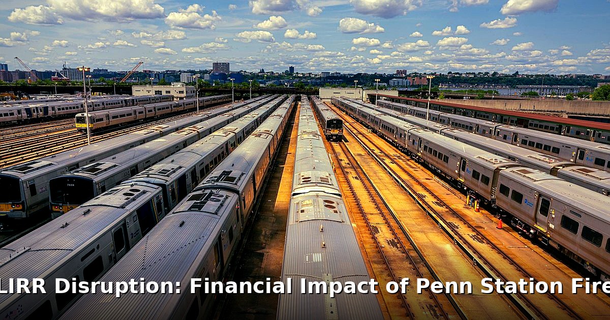 LIRR fire - finance article image 1
