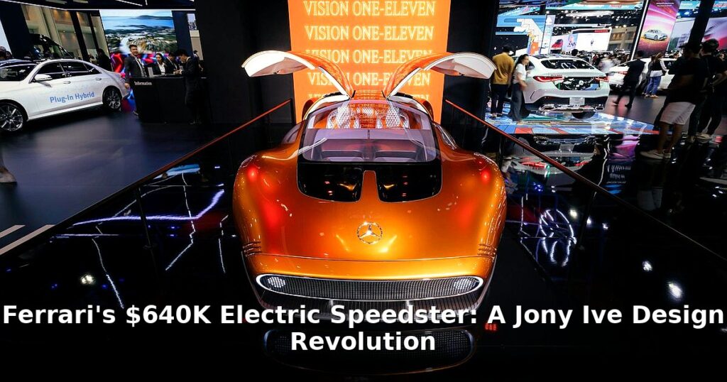 Ferrari electric speedster - finance article image 1