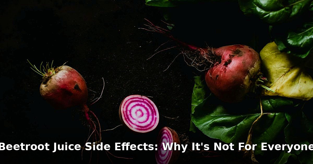 beetroot juice side effects - health article image 1