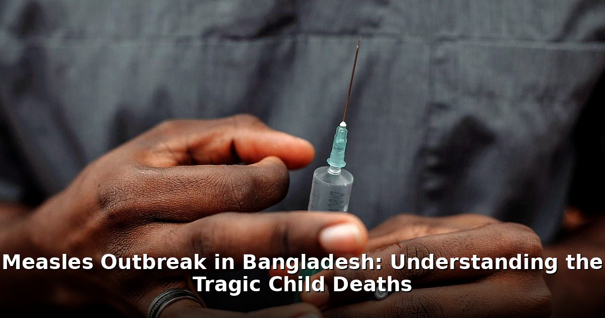 Bangladesh measles deaths - health article image 1