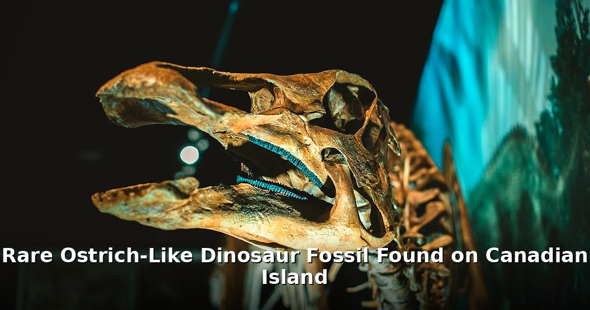 ostrich-like dinosaur fossil - home improvement article image 1