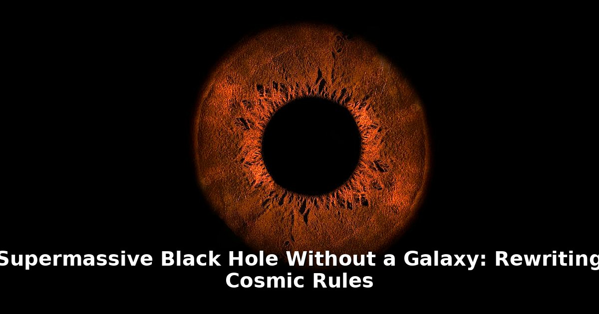 supermassive black hole without a galaxy - home improvement article image 1