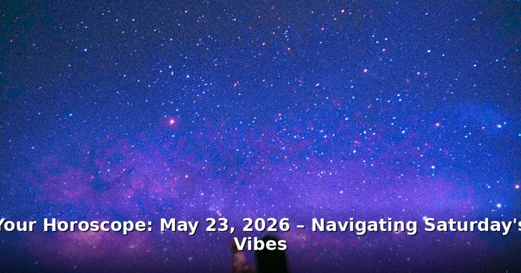 horoscope May 23 2026 - lifestyle article image 1