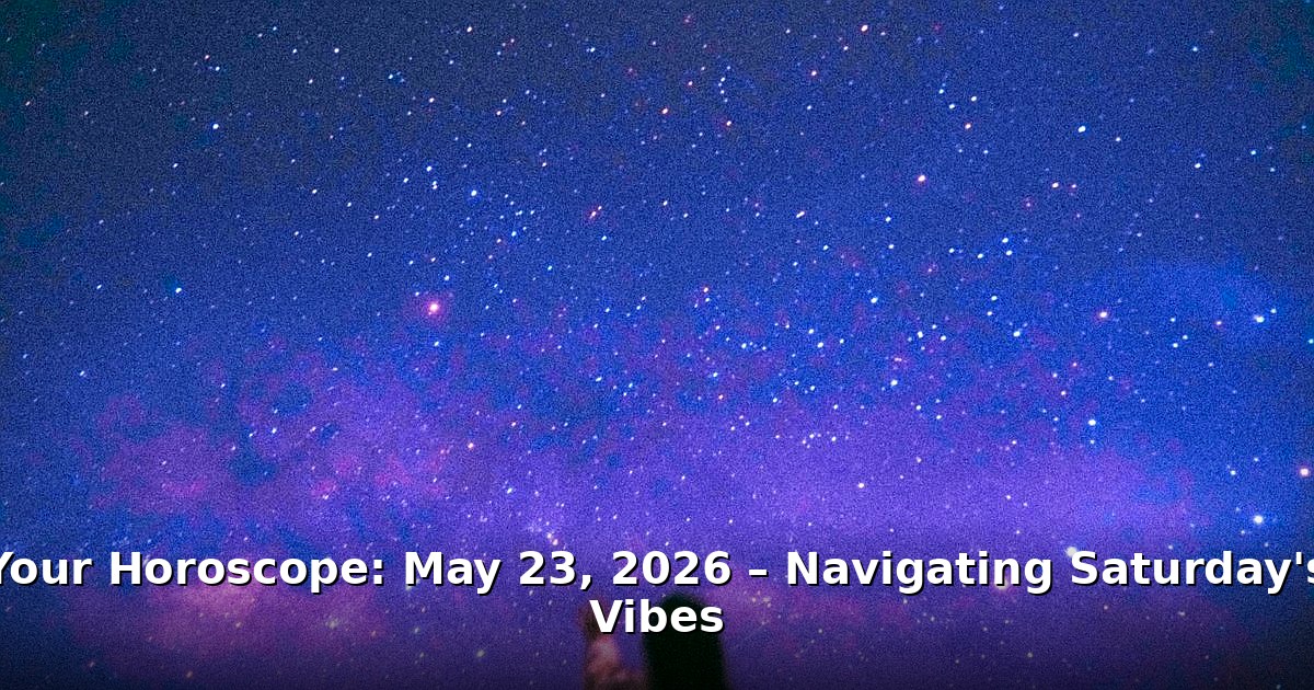 horoscope May 23 2026 - lifestyle article image 1