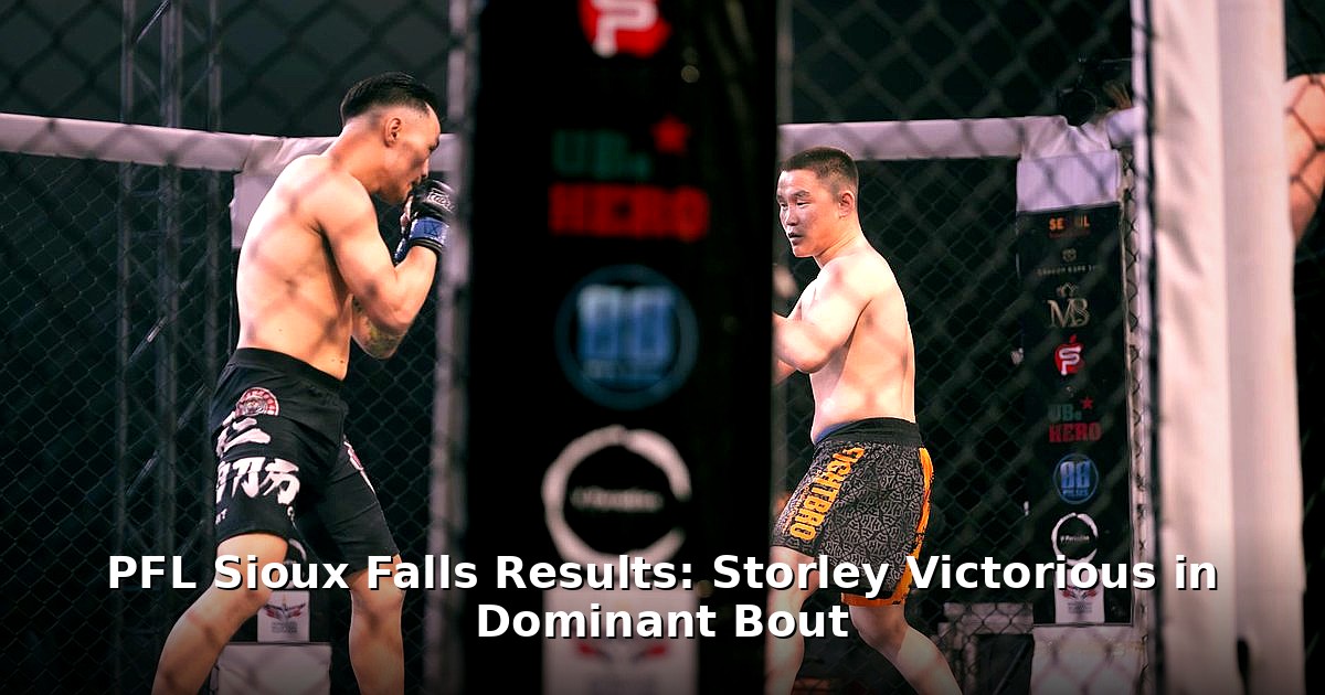 PFL Sioux Falls results - sport article image 1