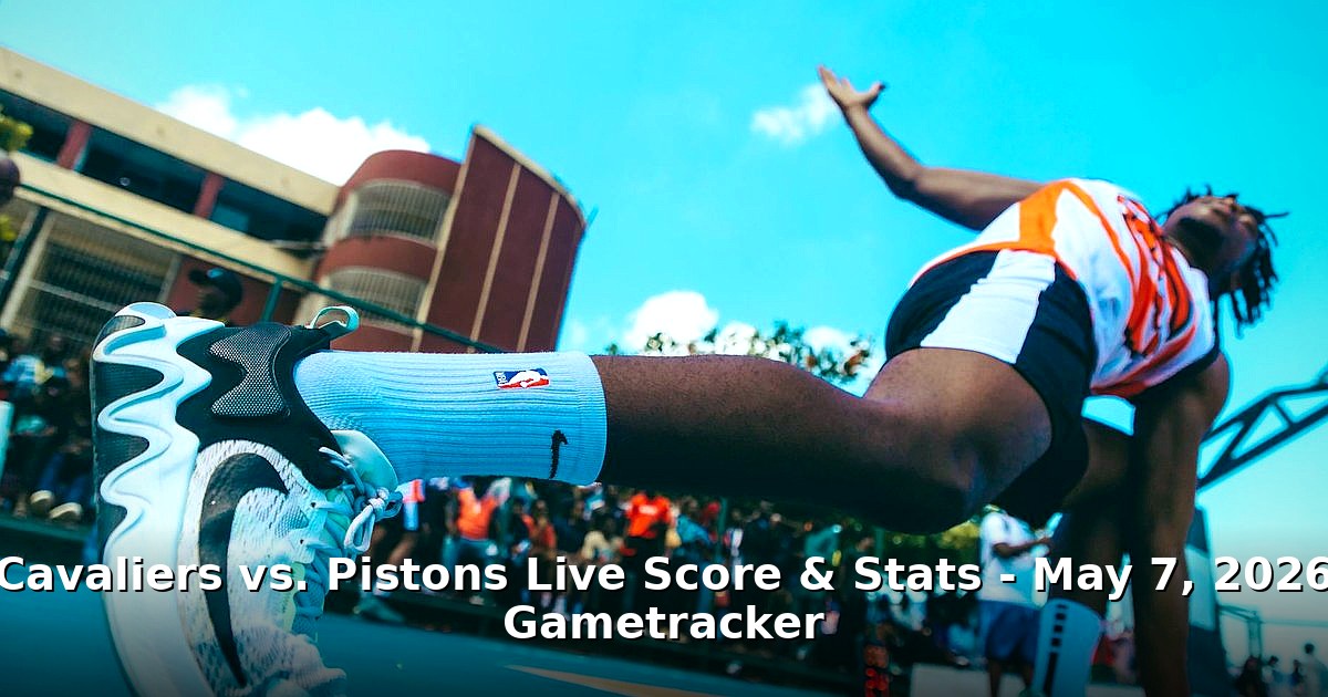 Cavaliers vs. Pistons live score - sport article image 1