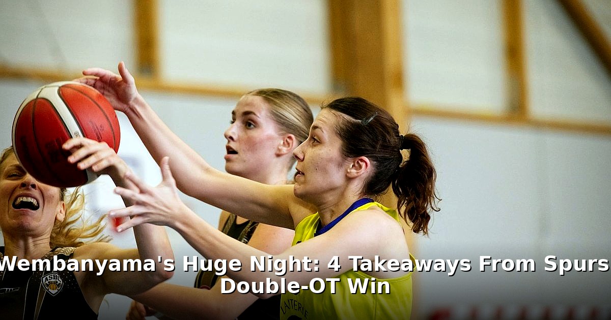 Wembanyama's huge night - sport article image 1