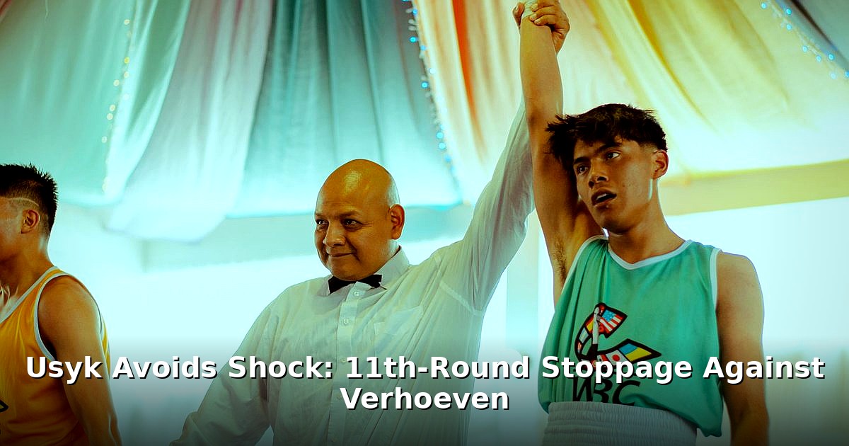 Usyk Verhoeven stoppage - sport article image 1