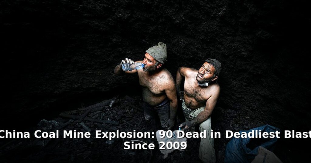 China coal mine explosion - travel article image 1
