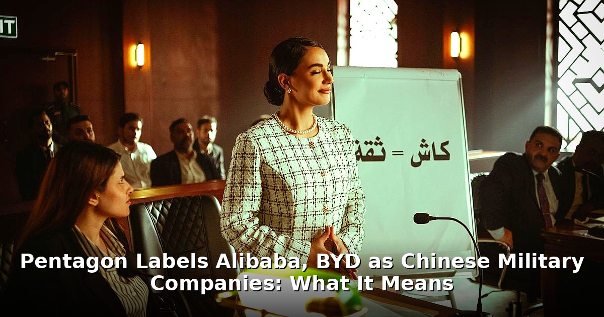 Pentagon Alibaba BYD Chinese military - finance article image 1