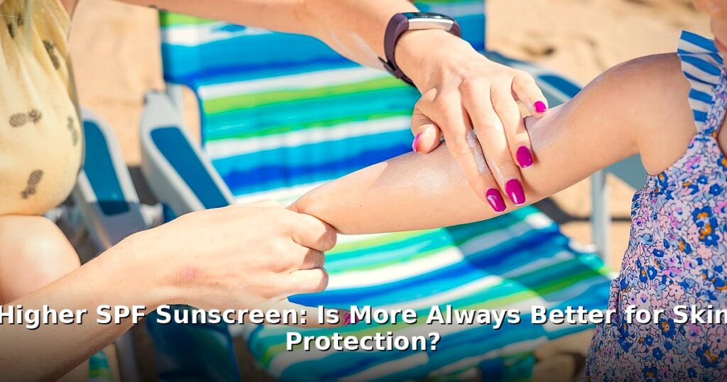 higher SPF sunscreen - health article image 1
