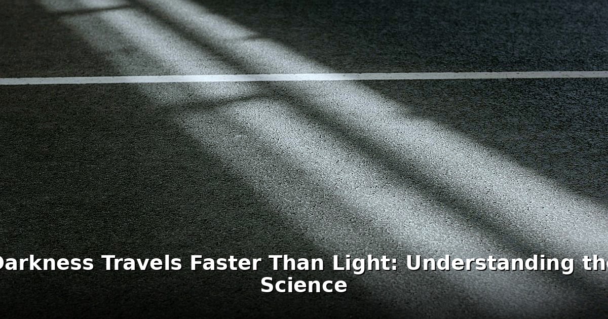 darkness faster than light - home improvement article image 1