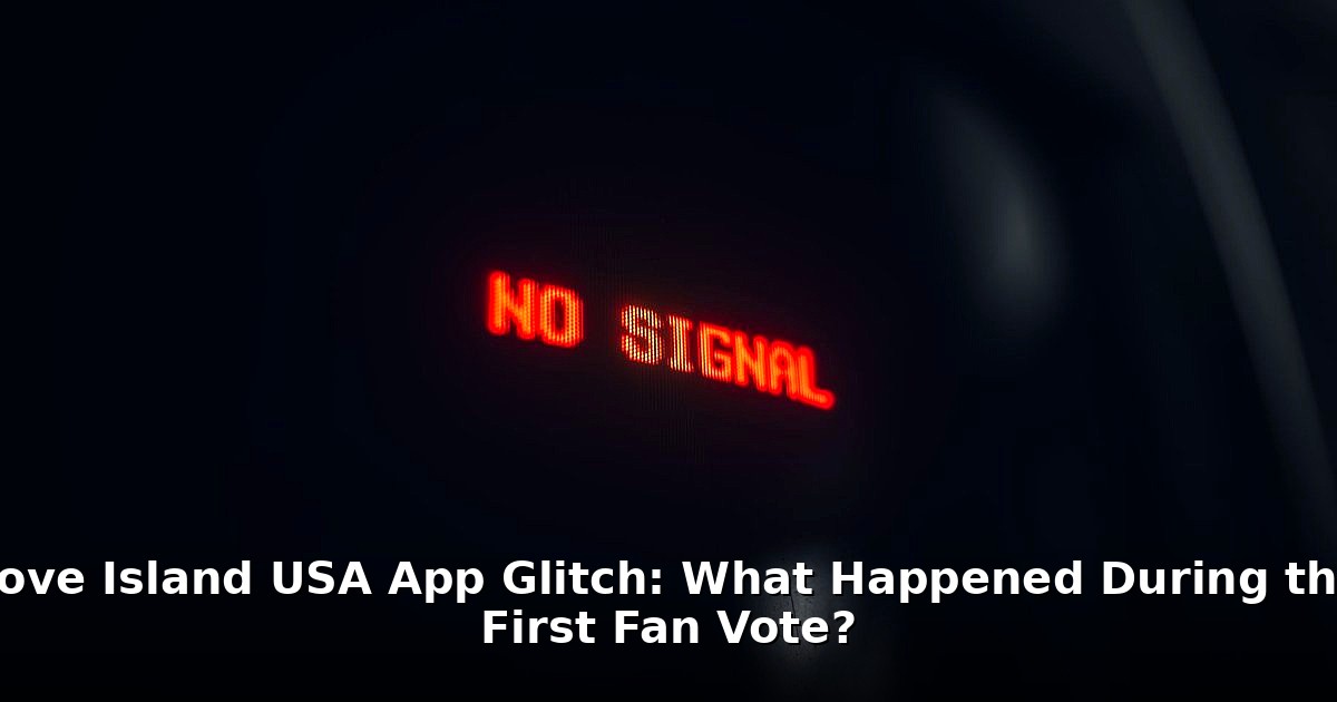 Love Island USA app glitch - lifestyle article image 1