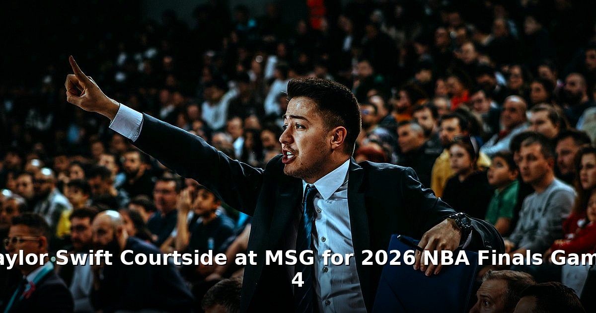 Taylor Swift 2026 NBA Finals - lifestyle article image 1