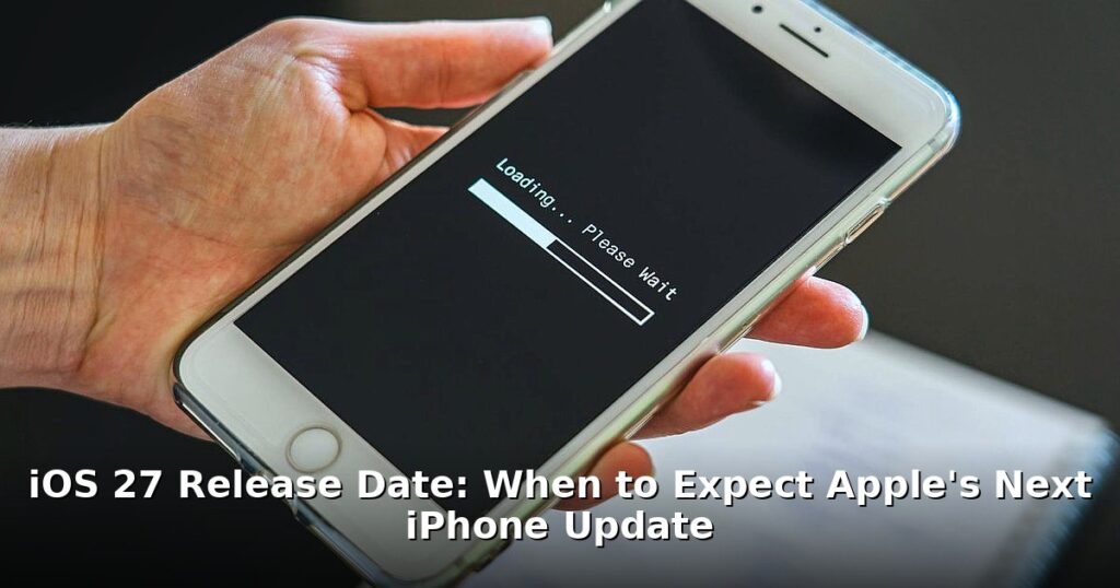 iOS 27 release date - tech article image 1