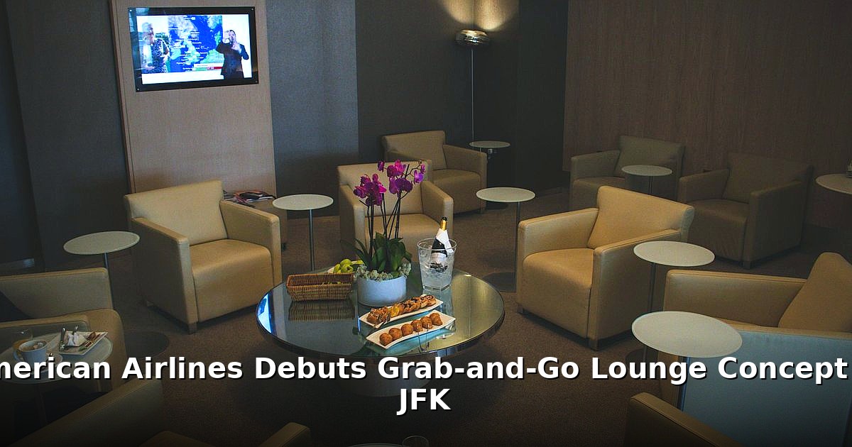 American Airlines grab-and-go lounge - finance article image 1