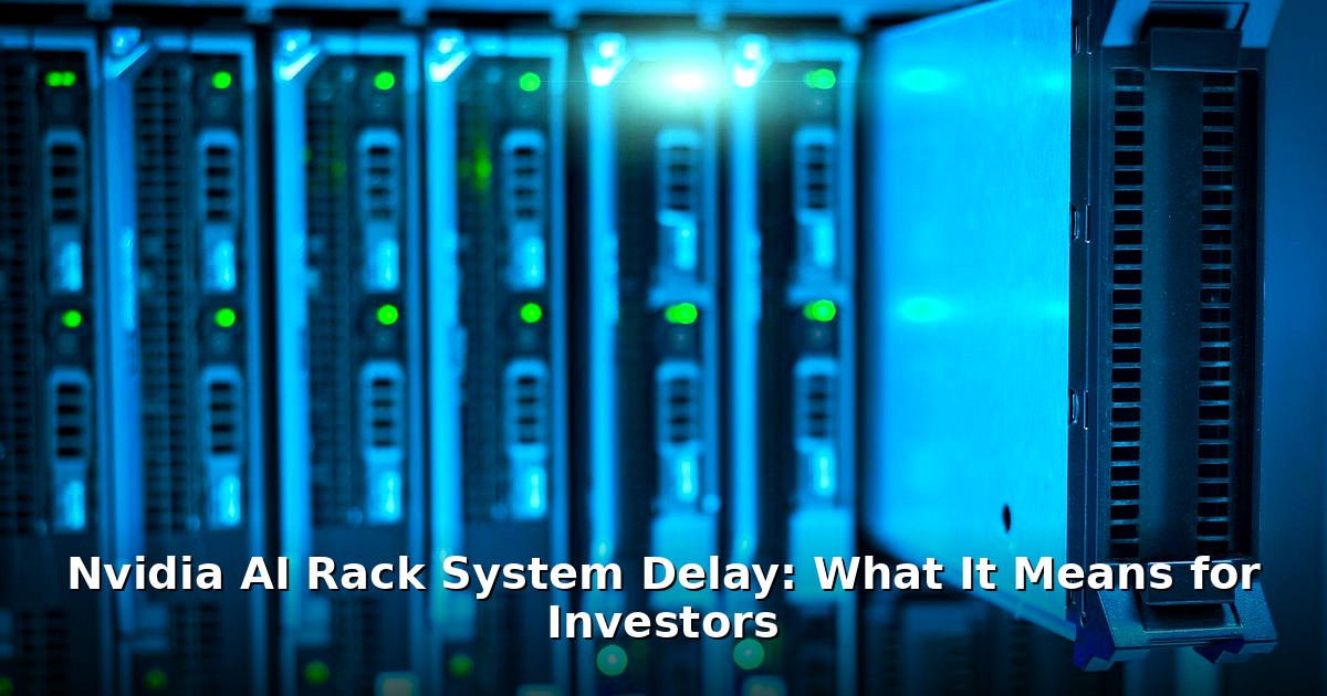 Nvidia AI rack system delay - finance article image 1