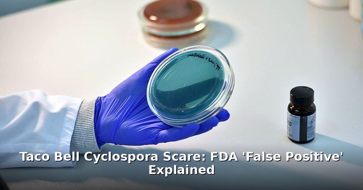 Taco Bell Cyclospora false positive - finance article image 1