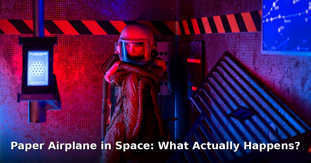 paper airplane in space - home improvement article image 1