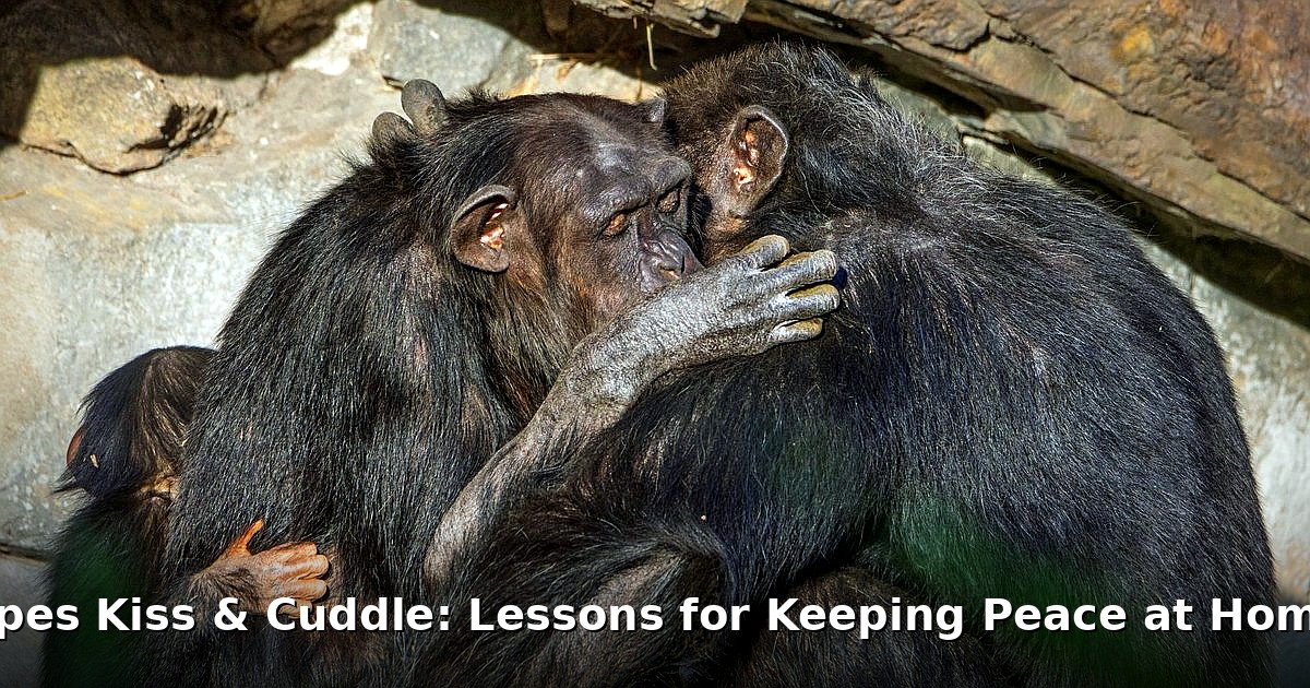 great apes kiss and cuddle - home improvement article image 1