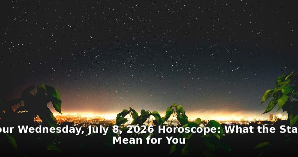 horoscope Wednesday July 8 2026 - lifestyle article image 1