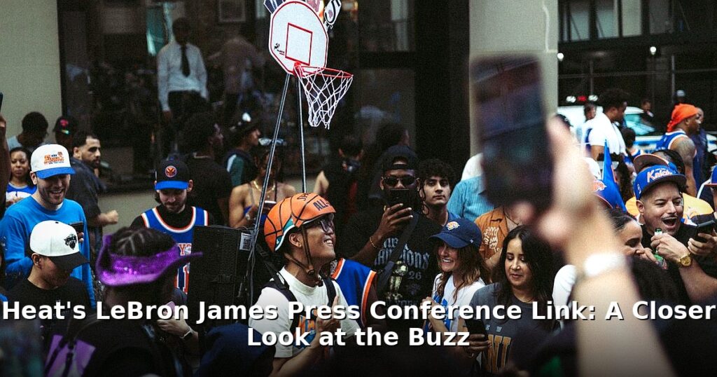 LeBron James press conference - sport article image 1