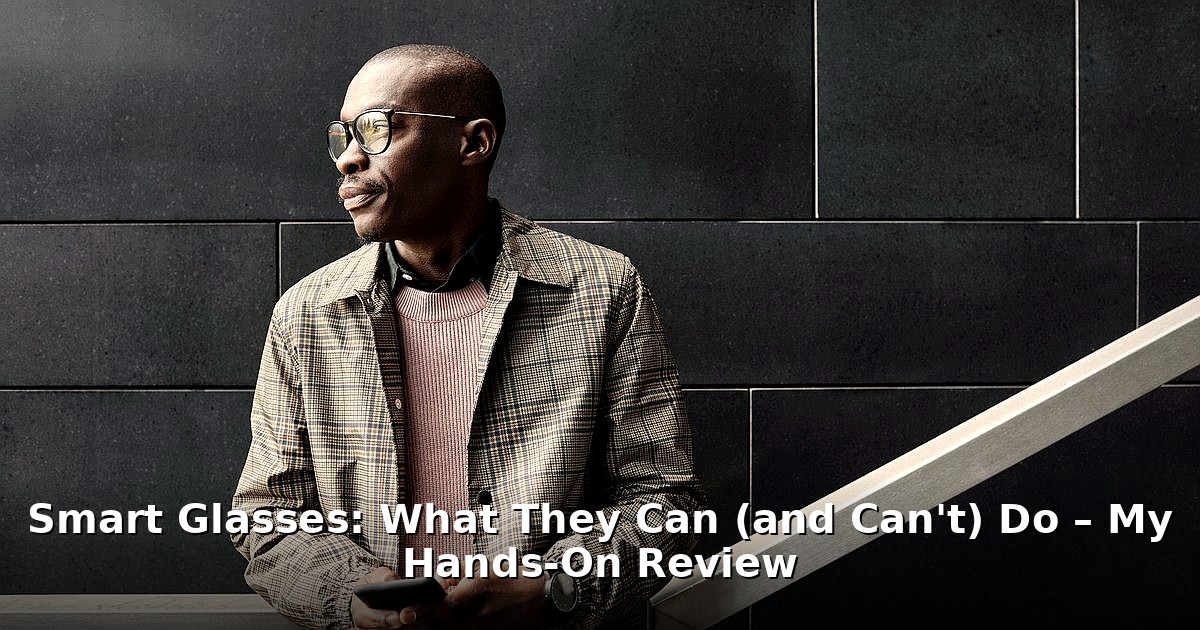 smart glasses - tech article image 1