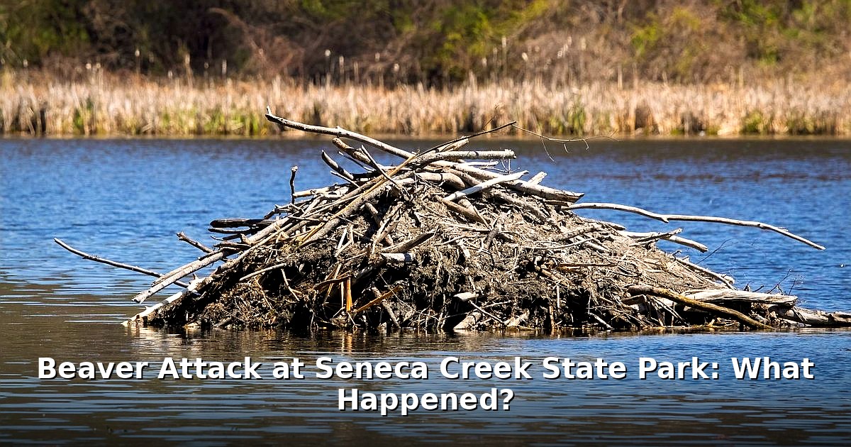 beaver attack Seneca Creek State Park - health article image 1