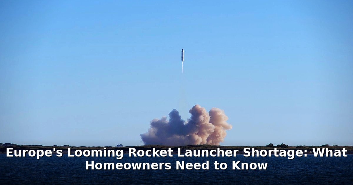 Europe rocket launcher shortage - home improvement article image 1