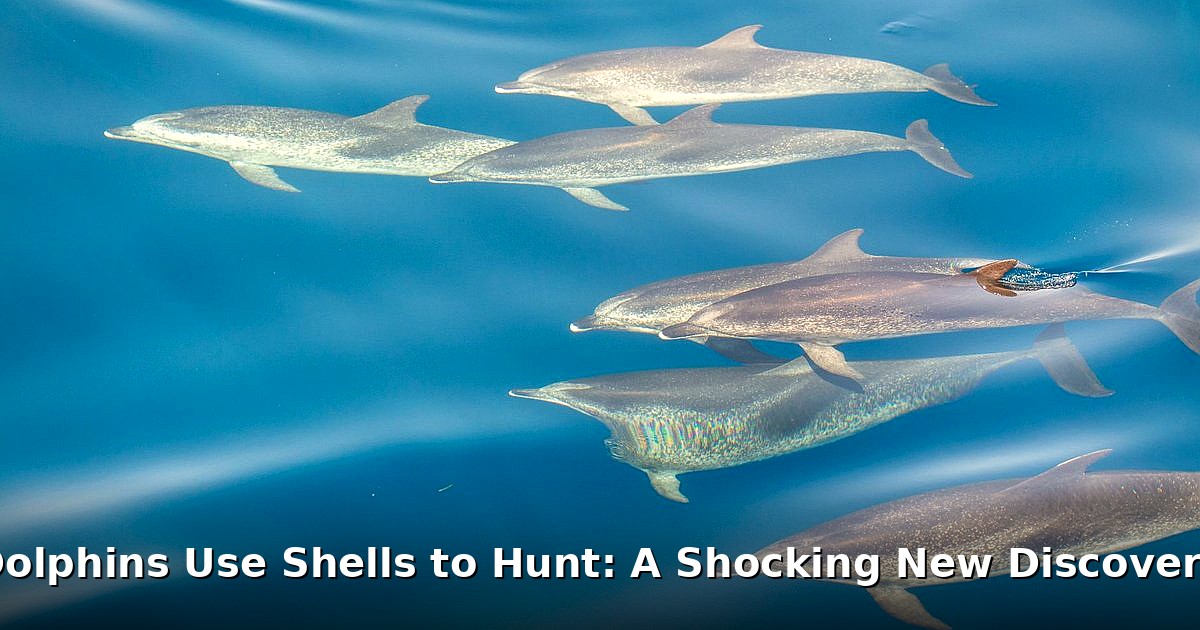 dolphins use shells to hunt - home improvement article image 1