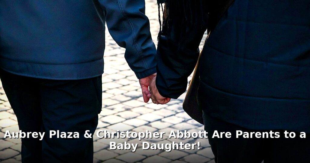 Aubrey Plaza Christopher Abbott baby - lifestyle article image 1