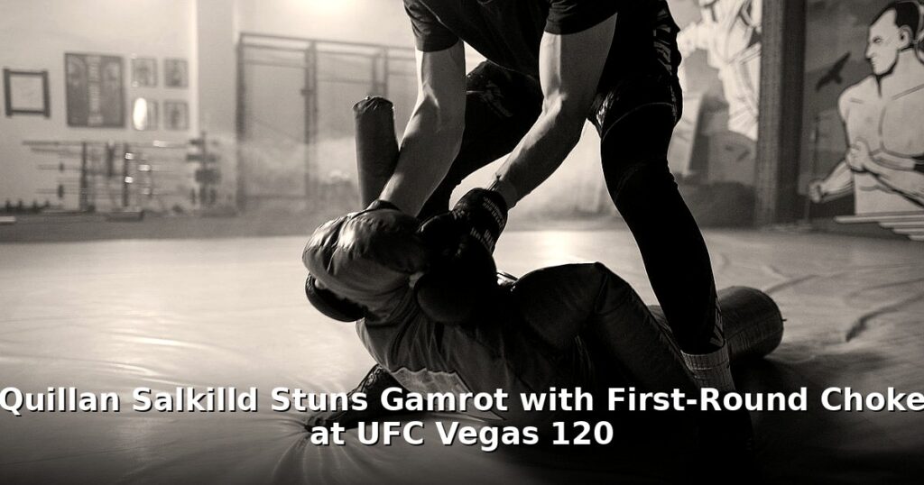Quillan Salkilld rear-naked choke - sport article image 1