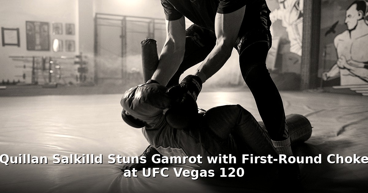 Quillan Salkilld rear-naked choke - sport article image 1