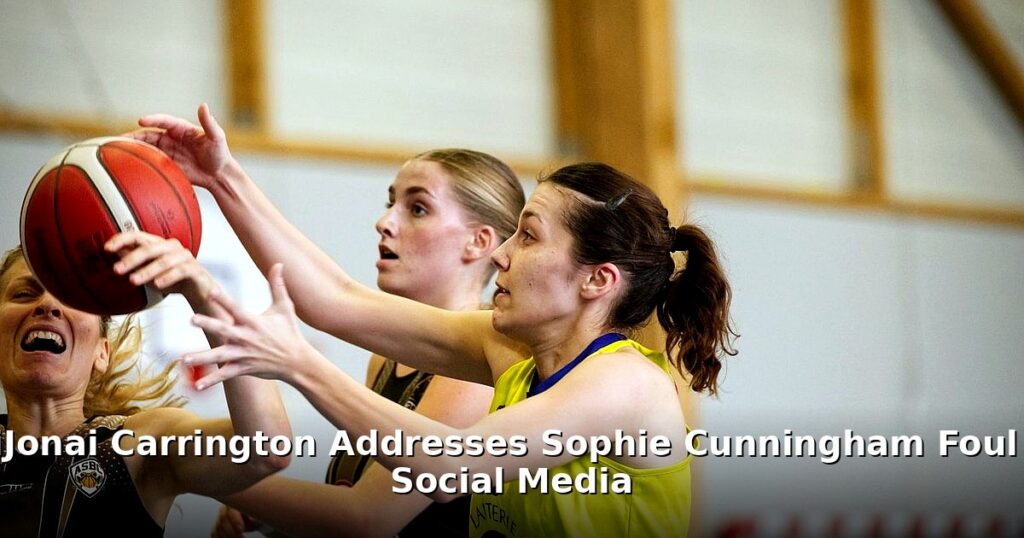 DiJonai Carrington Sophie Cunningham foul - sport article image 1