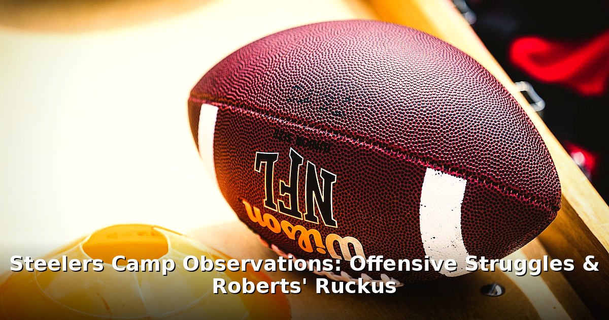 Steelers camp observations - sport article image 1