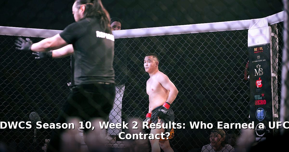 DWCS Season 10 Week 2 results - sport article image 1