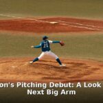 Kade Anderson pitching debut - sport article image 1