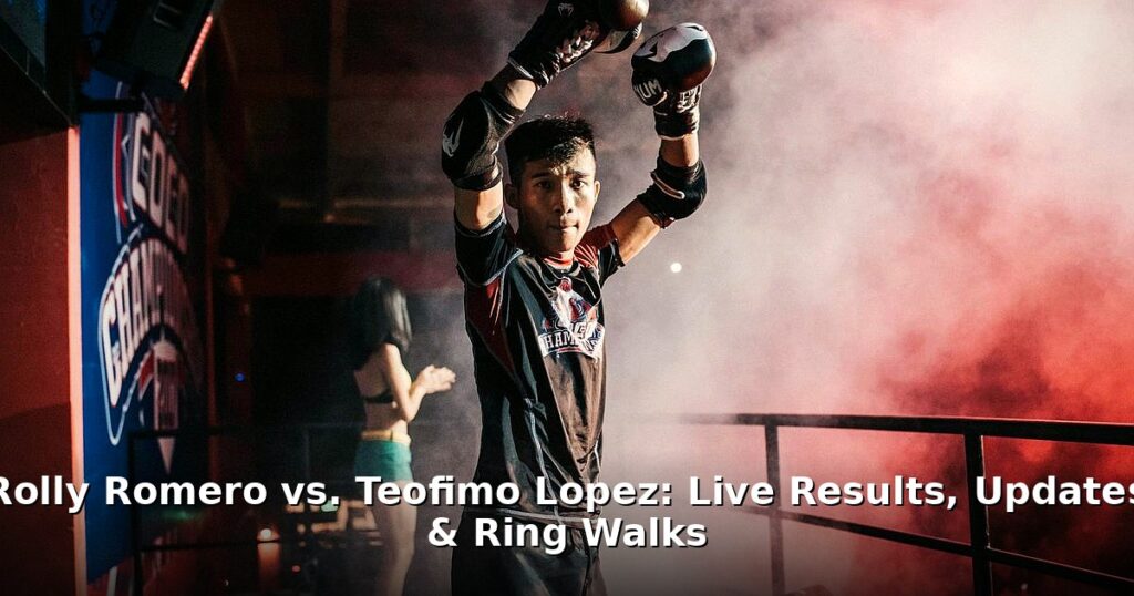 Rolly Romero vs Teofimo Lopez live results - sport article image 1